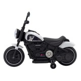 JOKO Elektrická Motorka Chopper FASTER, FM rádio, biela