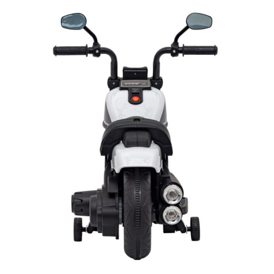 JOKO Elektrická Motorka Chopper FASTER, FM rádio, biela