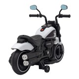 JOKO Elektrická Motorka Chopper FASTER, FM rádio, biela