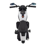 JOKO Elektrická Motorka Chopper FASTER, FM rádio, biela