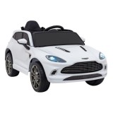 JOKO Elektrické Autíčko Aston Martin DBX 4x4, penové kolesá, kožené sedadlo, biele
