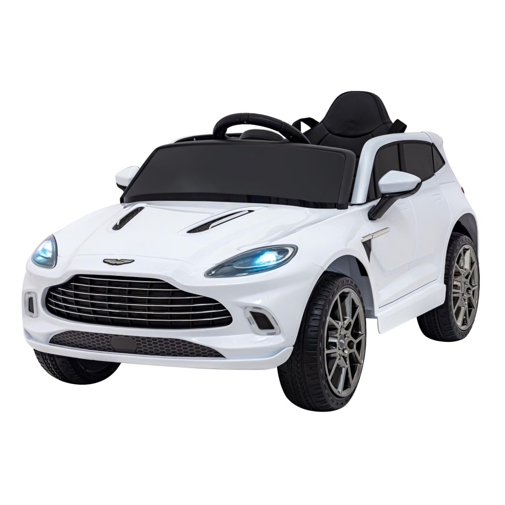 JOKO Elektrické Autíčko Aston Martin DBX 4x4, penové kolesá, kožené sedadlo, biele