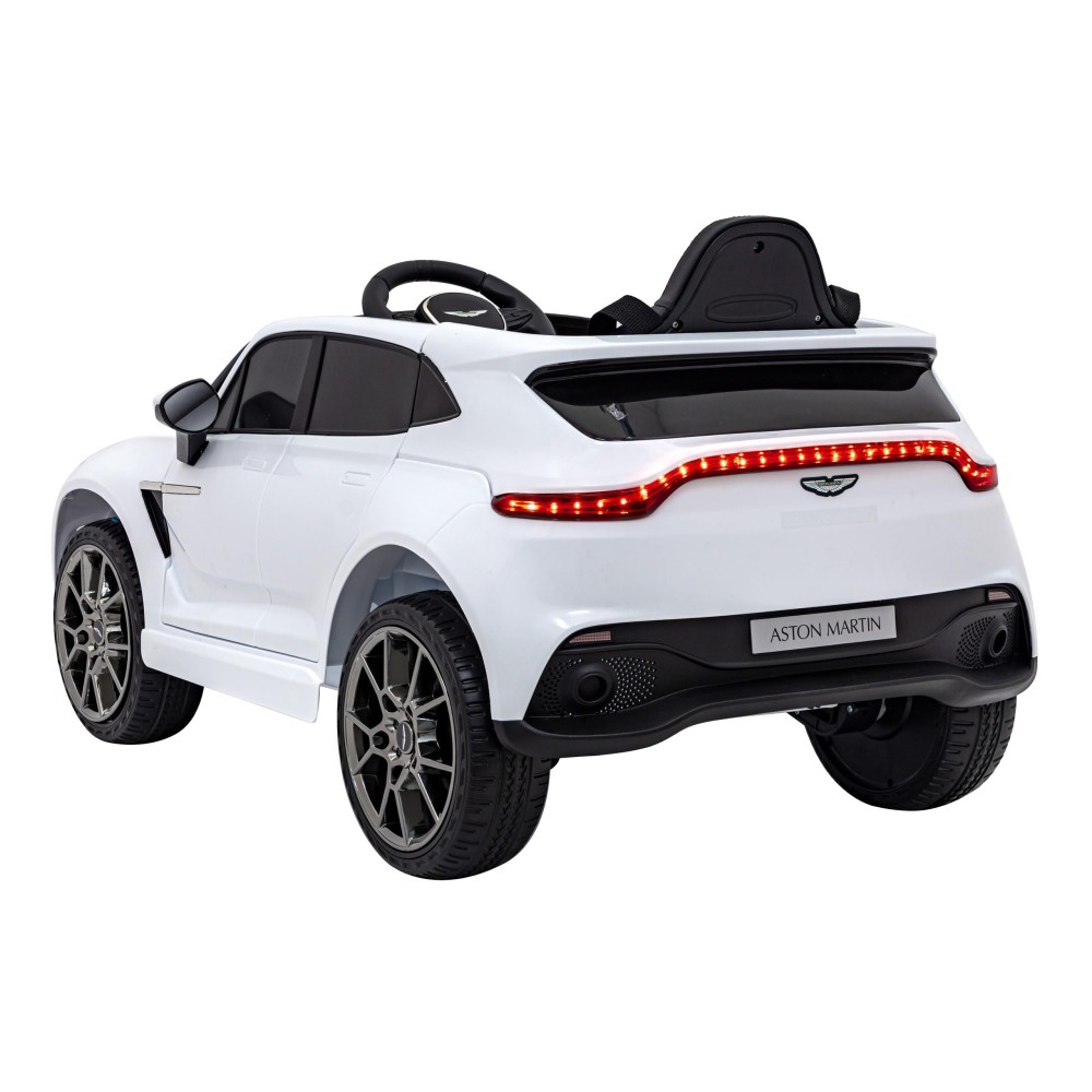 JOKO Elektrické Autíčko Aston Martin DBX 4x4, penové kolesá, kožené sedadlo, biele