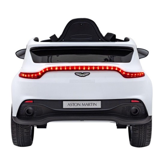 JOKO Elektrické Autíčko Aston Martin DBX 4x4, penové kolesá, kožené sedadlo, biele
