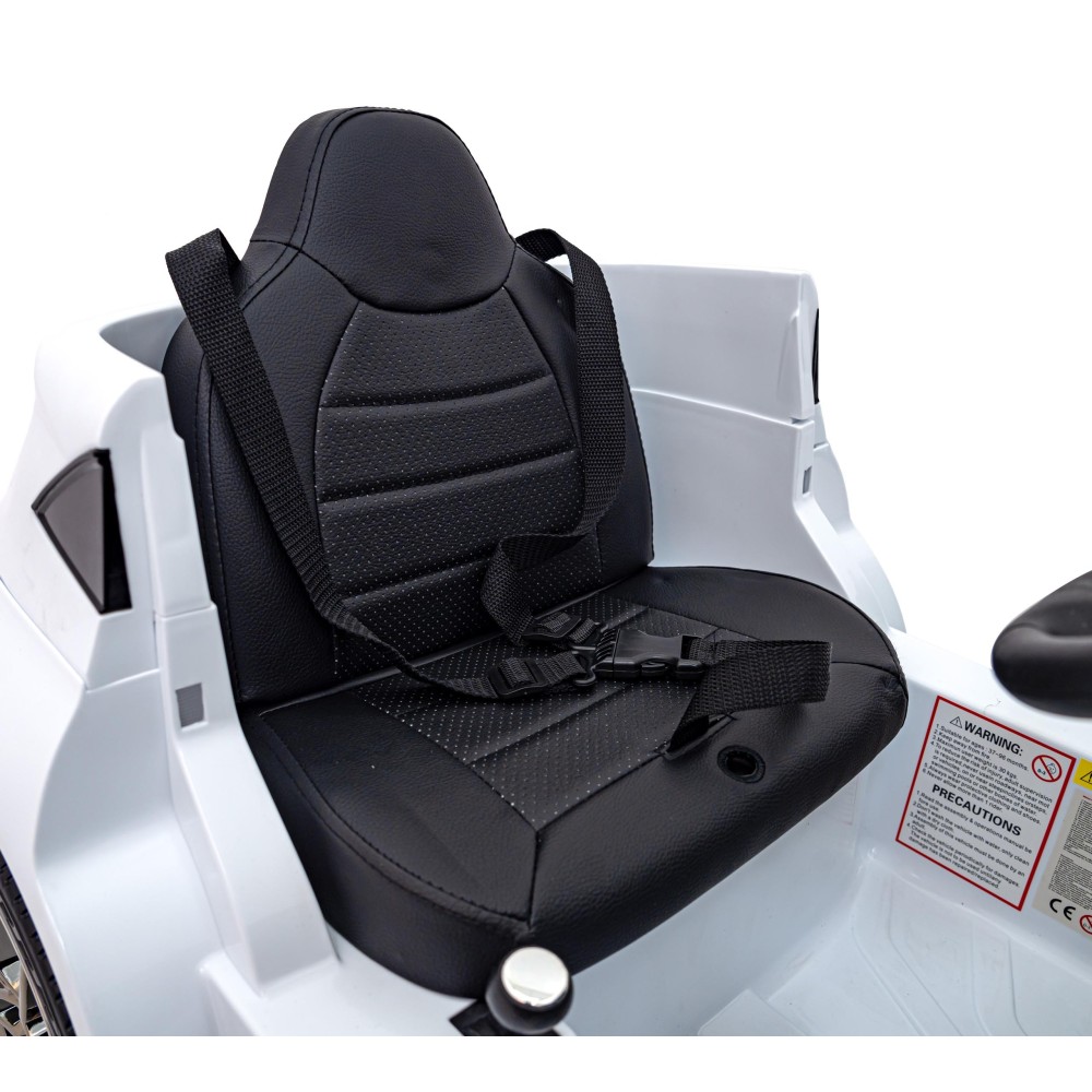 JOKO Elektrické Autíčko Aston Martin DBX 4x4, penové kolesá, kožené sedadlo, biele