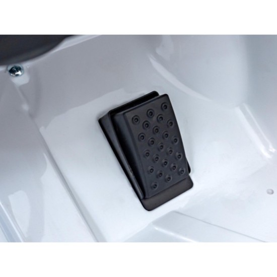 JOKO Elektrické Autíčko Aston Martin DBX 4x4, penové kolesá, kožené sedadlo, biele