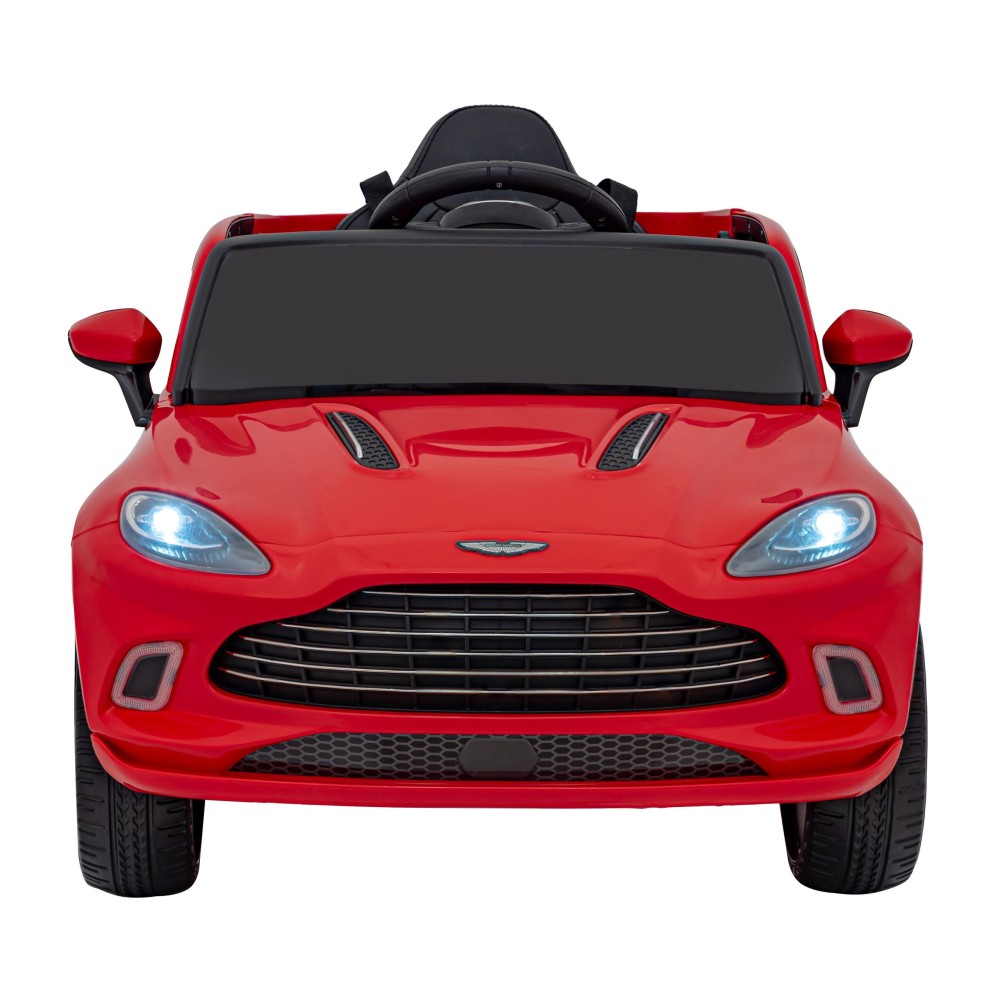 JOKO Elektrické Autíčko Aston Martin DBX 4x4, penové kolesá, kožené sedadlo, červené