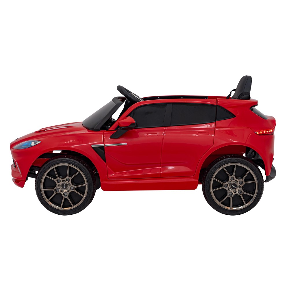 JOKO Elektrické Autíčko Aston Martin DBX 4x4, penové kolesá, kožené sedadlo, červené