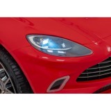 JOKO Elektrické Autíčko Aston Martin DBX 4x4, penové kolesá, kožené sedadlo, červené