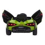 JOKO Elektrické Autíčko Lamborghini Sian 4x4, penové kolesá, kožené sedadlo, zelené