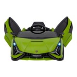 JOKO Elektrické Autíčko Lamborghini Sian 4x4, penové kolesá, kožené sedadlo, zelené