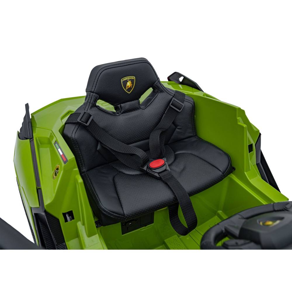 JOKO Elektrické Autíčko Lamborghini Sian 4x4, penové kolesá, kožené sedadlo, zelené