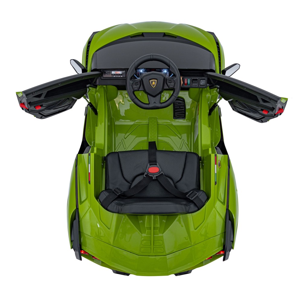 JOKO Elektrické Autíčko Lamborghini Sian 4x4, penové kolesá, kožené sedadlo, zelené