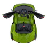 JOKO Elektrické Autíčko Lamborghini Sian 4x4, penové kolesá, kožené sedadlo, zelené