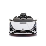 JOKO Elektrické Autíčko Lamborghini Sian 4x4, penové kolesá, kožené sedadlo, biele