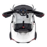 JOKO Elektrické Autíčko Lamborghini Sian 4x4, penové kolesá, kožené sedadlo, biele