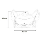 JOKO Elektrické Autíčko Lamborghini Sian 4x4, penové kolesá, kožené sedadlo, biele