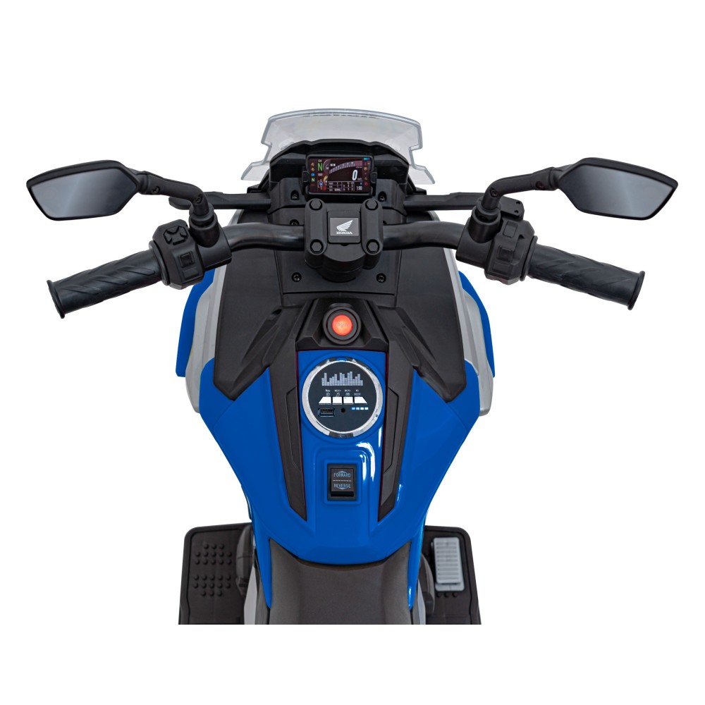 JOKO Elektrická Motorka Honda NC750X, nosnosť 35kg, MP3, USB, modrá