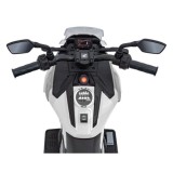 JOKO Elektrická Motorka Honda NC750X, nosnosť 35kg, MP3, USB, biela