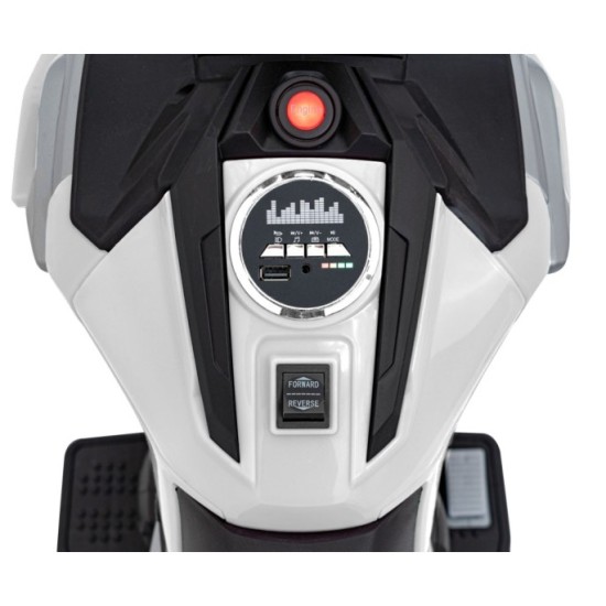 JOKO Elektrická Motorka Honda NC750X, nosnosť 35kg, MP3, USB, biela