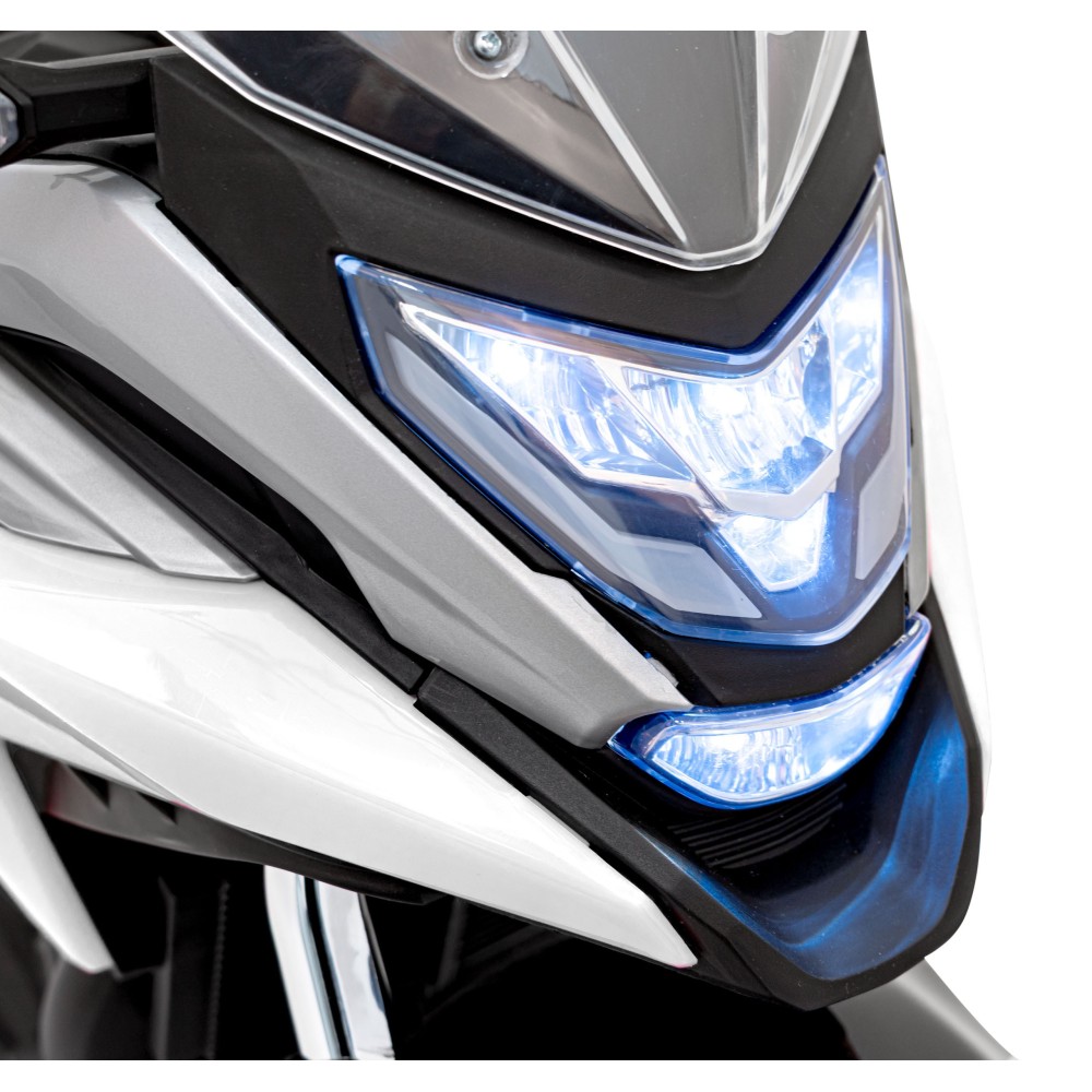 JOKO Elektrická Motorka Honda NC750X, nosnosť 35kg, MP3, USB, biela