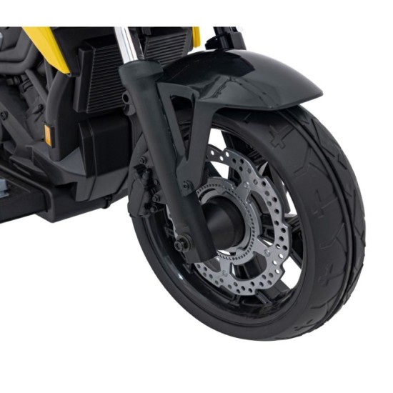 JOKO Elektrická Motorka Honda NC750X, nosnosť 35kg, MP3, USB, žltá