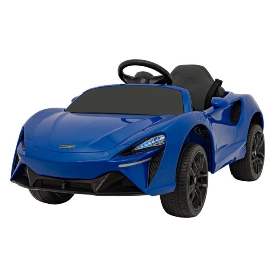 JOKO Elektrické Autíčko McLaren Artura 4x4, penové kolesá, kožené sedadlo, modré
