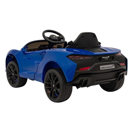 JOKO Elektrické Autíčko McLaren Artura 4x4, penové kolesá, kožené sedadlo, modré