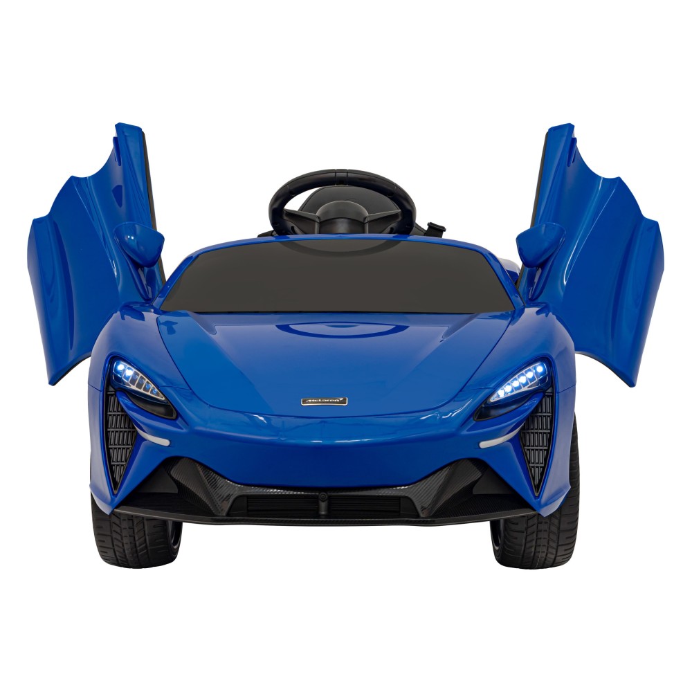 JOKO Elektrické Autíčko McLaren Artura 4x4, penové kolesá, kožené sedadlo, modré