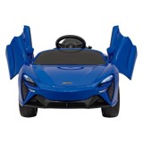 JOKO Elektrické Autíčko McLaren Artura 4x4, penové kolesá, kožené sedadlo, modré