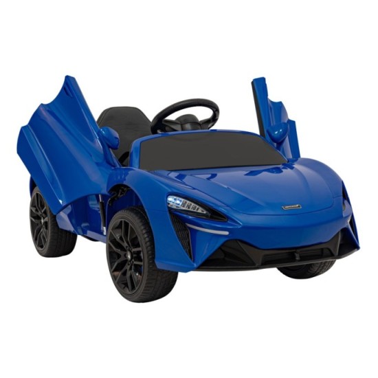 JOKO Elektrické Autíčko McLaren Artura 4x4, penové kolesá, kožené sedadlo, modré