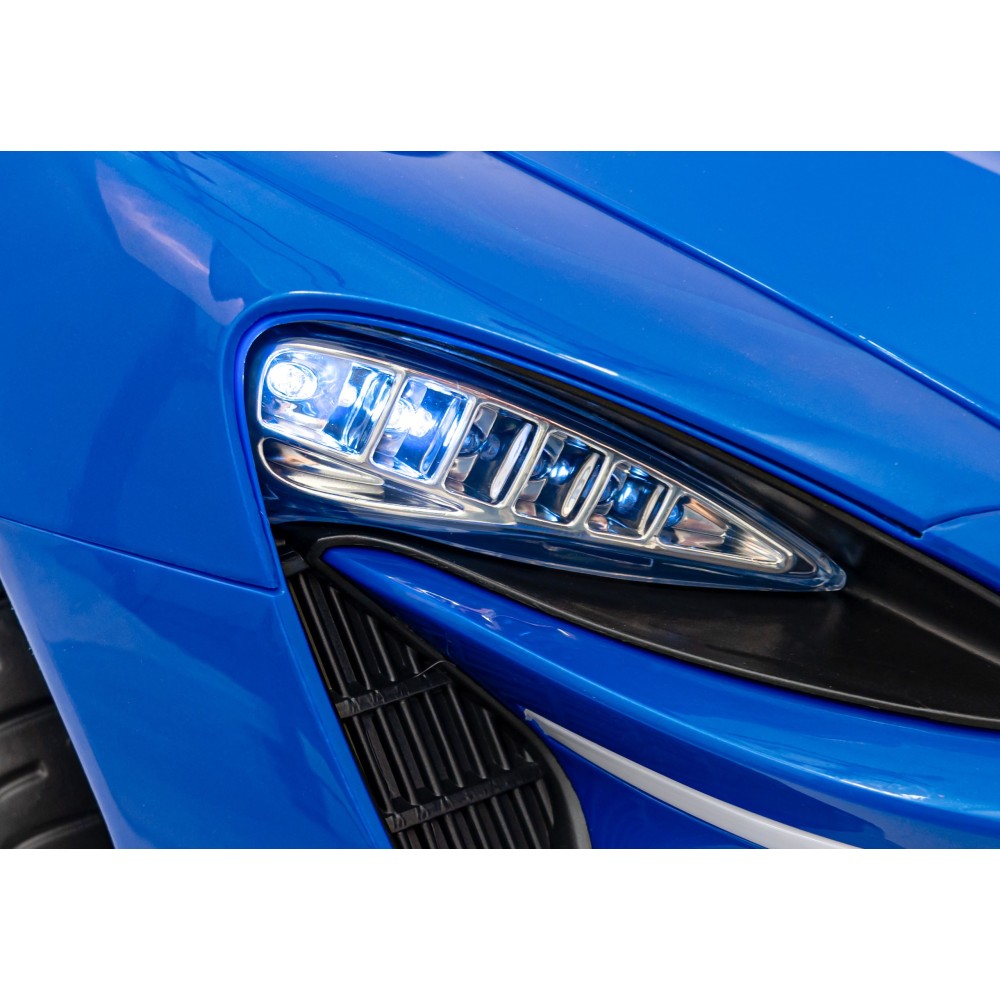 JOKO Elektrické Autíčko McLaren Artura 4x4, penové kolesá, kožené sedadlo, modré