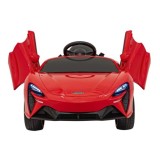 JOKO Elektrické Autíčko McLaren Artura 4x4, penové kolesá, kožené sedadlo, červené