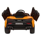 JOKO Elektrické Autíčko McLaren Artura 4x4, penové kolesá, kožené sedadlo, oranžové