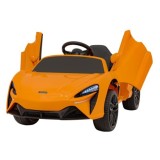 JOKO Elektrické Autíčko McLaren Artura 4x4, penové kolesá, kožené sedadlo, oranžové