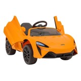 JOKO Elektrické Autíčko McLaren Artura 4x4, penové kolesá, kožené sedadlo, oranžové