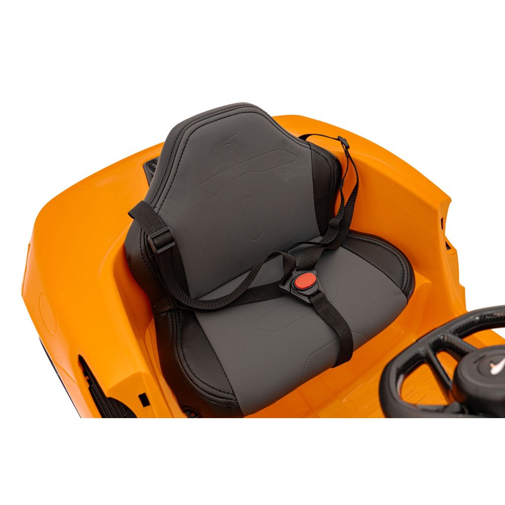JOKO Elektrické Autíčko McLaren Artura 4x4, penové kolesá, kožené sedadlo, oranžové