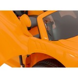 JOKO Elektrické Autíčko McLaren Artura 4x4, penové kolesá, kožené sedadlo, oranžové