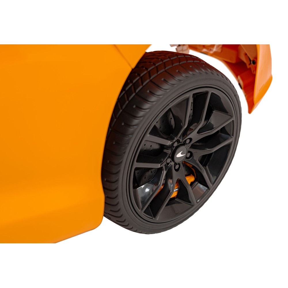 JOKO Elektrické Autíčko McLaren Artura 4x4, penové kolesá, kožené sedadlo, oranžové