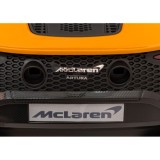 JOKO Elektrické Autíčko McLaren Artura 4x4, penové kolesá, kožené sedadlo, oranžové