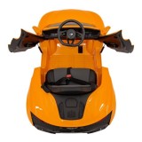 JOKO Elektrické Autíčko McLaren Artura 4x4, penové kolesá, kožené sedadlo, oranžové