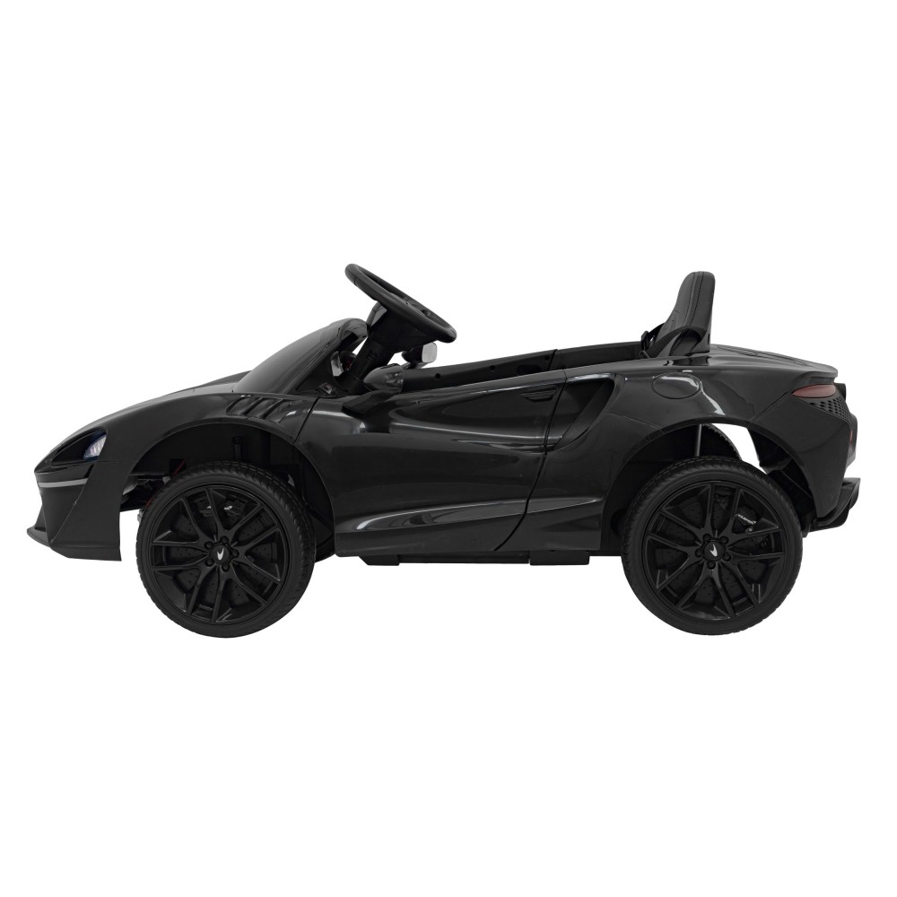 JOKO Elektrické Autíčko McLaren Artura 4x4, penové kolesá, kožené sedadlo, čierne
