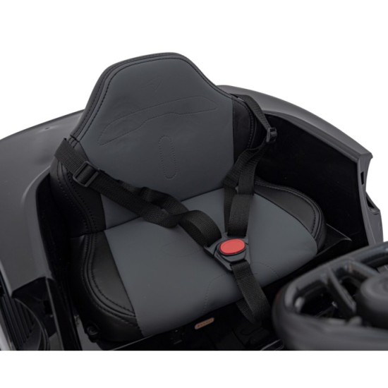 JOKO Elektrické Autíčko McLaren Artura 4x4, penové kolesá, kožené sedadlo, čierne