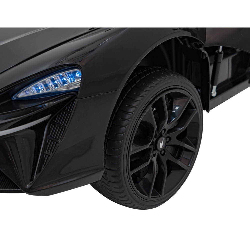 JOKO Elektrické Autíčko McLaren Artura 4x4, penové kolesá, kožené sedadlo, čierne