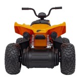 JOKO Elektrická Štvorkolka Mclaren Racing MCL 35 4x4, diaľkové ovládanie, penové kolesá, kožené sedadlo, oranžová