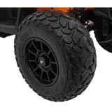 JOKO Elektrická Štvorkolka Mclaren Racing MCL 35 4x4, diaľkové ovládanie, penové kolesá, kožené sedadlo, oranžová