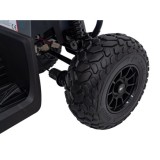 JOKO Elektrická Štvorkolka Mclaren Racing MCL 35 4x4, diaľkové ovládanie, penové kolesá, kožené sedadlo, sivá