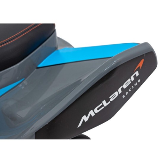 JOKO Elektrická Štvorkolka Mclaren Racing MCL 35 4x4, diaľkové ovládanie, penové kolesá, kožené sedadlo, sivá