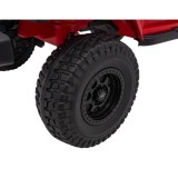 JOKO Elektrické Autíčko Jeep OFF-ROAD 3.0, penové kolesá 4x4, Dvojmiestne kožené sedadlo, červené