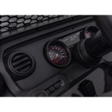 JOKO Elektrické Autíčko Jeep OFF-ROAD 3.0, penové kolesá 4x4, Dvojmiestne kožené sedadlo, čierne